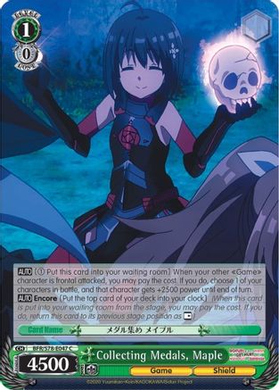 Collecting Medals, Maple (BFR/S78-E047 C) - BOFURI: I Don't Want to Get Hurt, so I'll Max Out My Defense