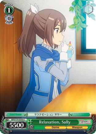 Relaxation, Sally (BFR/S78-E050 C) - BOFURI: I Don't Want to Get Hurt, so I'll Max Out My Defense