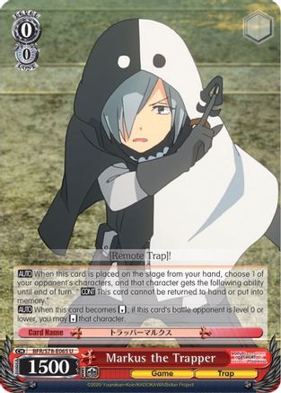 Markus the Trapper (BFR/S78-E065 U) - BOFURI: I Don't Want to Get Hurt, so I'll Max Out My Defense