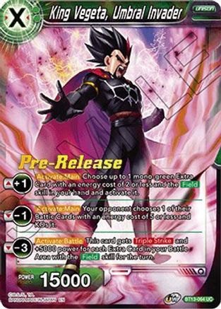King Vegeta, Umbral Invader (BT13-064) - Supreme Rivalry PreRelease Cards