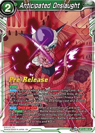 Anticipated Onslaught (BT13-086) - Supreme Rivalry PreRelease Cards