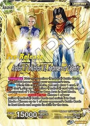 Android 17 & Android 18 // Android 17 & Android 18, Harbingers of Calamity (BT13-092) - Supreme Rivalry PreRelease Cards