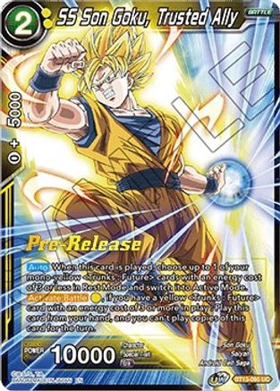 SS Son Goku, Trusted Ally (BT13-095) - Supreme Rivalry PreRelease Cards