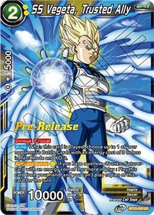SS Vegeta, Trusted Ally (BT13-100) - Supreme Rivalry PreRelease Cards