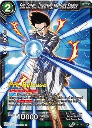 Son Goten, Thwarting the Dark Empire (BT13-127) - Supreme Rivalry PreRelease Cards