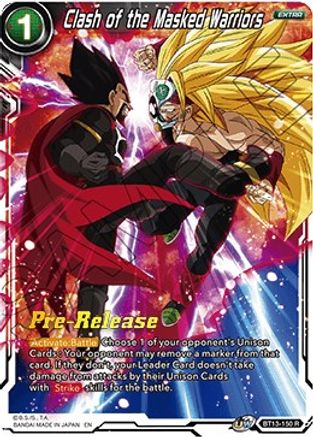 Clash of the Masked Warriors (BT13-150) - Supreme Rivalry PreRelease Cards