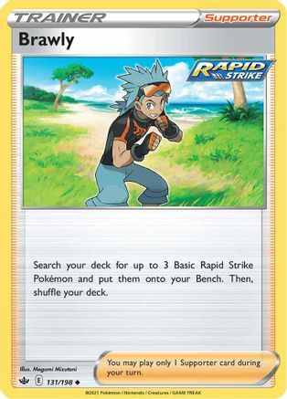 Brawly 131/198 - Reverse Holofoil SWSH06 Chilling Reign - Uncommon