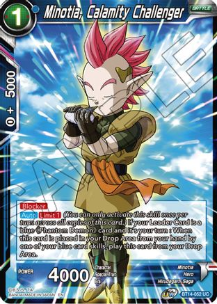 Minotia, Calamity Challenger (BT14-052) - Cross Spirits