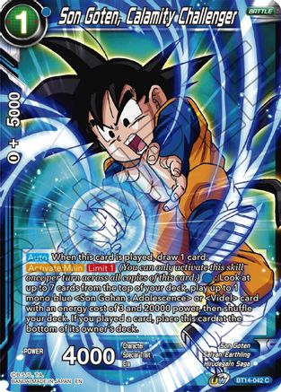 Son Goten, Calamity Challenger (BT14-042) - Cross Spirits