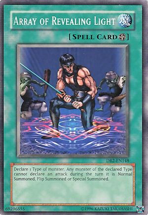 Array of Revealing Light (DB2-EN148) - Dark Beginning 2 Unlimited