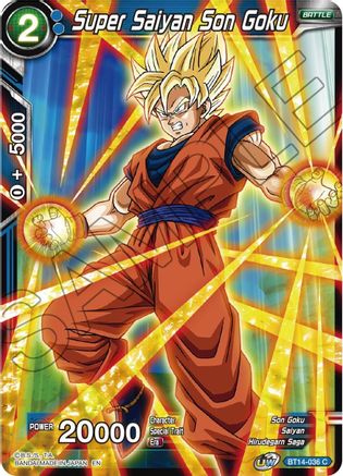 Super Saiyan Son Goku (BT14-036) (BT14-036) - Cross Spirits Foil