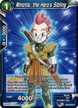 Minotia, the Hero's Sibling (BT14-053) - Cross Spirits