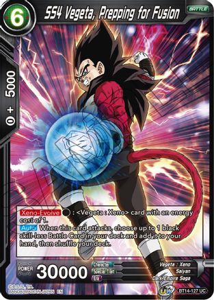 SS4 Vegeta, Prepping for Fusion (BT14-127) - Cross Spirits Foil