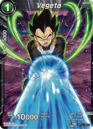 Vegeta (BT14-128) (BT14-128) - Cross Spirits Foil