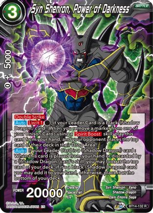 Syn Shenron, Power of Darkness (BT14-132) - Cross Spirits