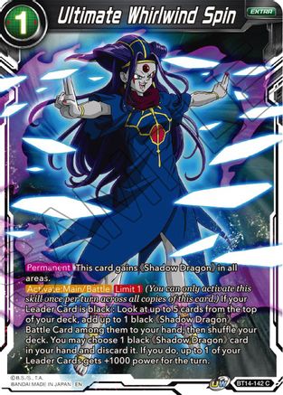 Ultimate Whirlwind Spin (BT14-142) - Cross Spirits