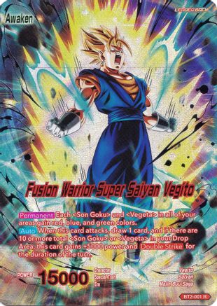 Vegito // Fusion Warrior Super Saiyan Vegito (BT2-001) - Collectors Selection Vol 1