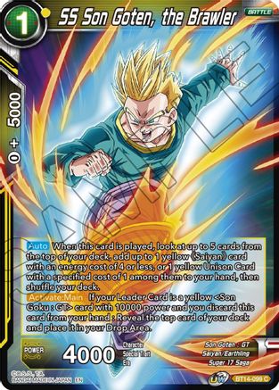 SS Son Goten, the Brawler (BT14-099) - Cross Spirits Foil