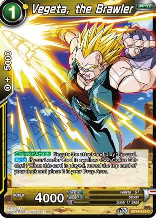Vegeta, the Brawler (BT14-101) - Cross Spirits