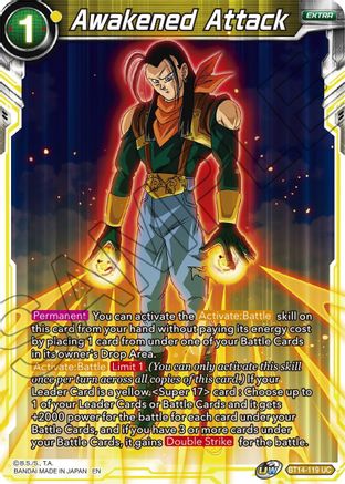 Awakened Attack (BT14-119) - Cross Spirits