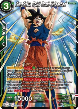 Son Goku, Spirit Bomb Unleashed (BT14-071) - Cross Spirits