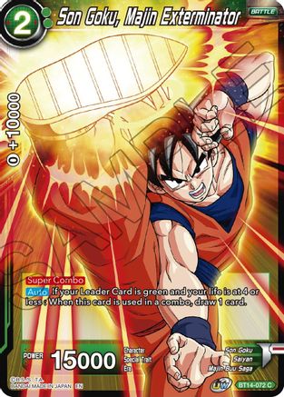 Son Goku, Majin Exterminator (BT14-072) - Cross Spirits Foil