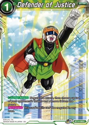 Defender of Justice (BT14-085) - Cross Spirits Foil