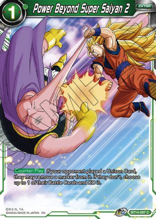 Power Beyond Super Saiyan 2 (BT14-087) - Cross Spirits