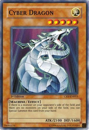 Cyber Dragon (CRV-EN015) - Cybernetic Revolution 1st Edition