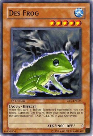 Des Frog (CRV-EN026) - Cybernetic Revolution 1st Edition