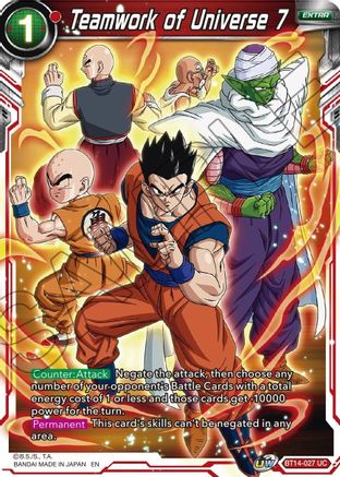 Teamwork of Universe 7 (BT14-027) - Cross Spirits