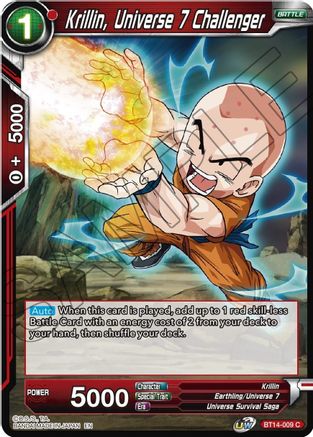Krillin, Universe 7 Challenger (BT14-009) - Cross Spirits Foil