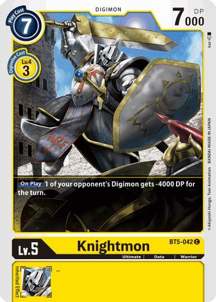 Knightmon (BT5-042) - Battle of Omni