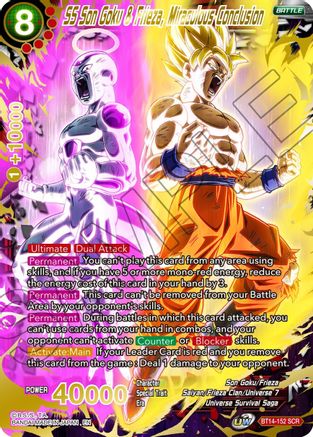 SS Son Goku & Frieza, Miraculous Conclusion (BT14-152) - Cross Spirits