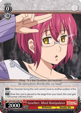 Gowther: Mind Manipulator (SR) (SDS/SX03-059S SR) - The Seven Deadly Sins