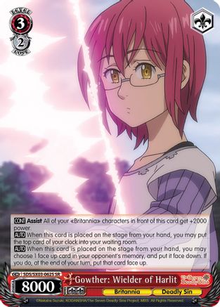 Gowther: Wielder of Harlit (SR) (SDS/SX03-062S SR) - The Seven Deadly Sins