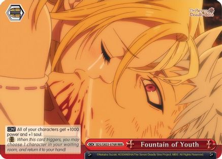 Fountain of Youth (RRR) (SDS/SX03-076R RRR) - The Seven Deadly Sins