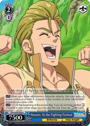 Howzer: At the Fighting Festival (SDS/SX03-090 U) - The Seven Deadly Sins