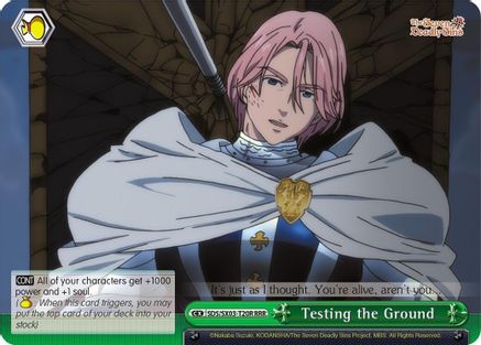 Testing the Ground (RRR) (SDS/SX03-T20R RRR) - The Seven Deadly Sins