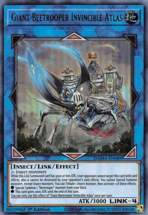 Giant Beetrooper Invincible Atlas (DAMA-EN089) - Dawn of Majesty 1st Edition