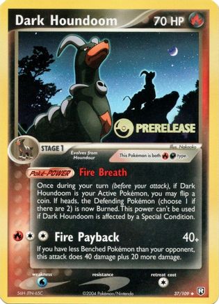 Dark Houndoom 037/109 - Holofoil Nintendo Promos - Promo