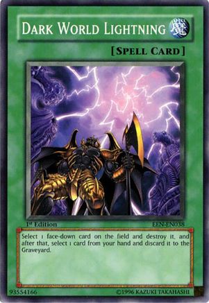 Dark World Lightning (EEN-EN038) - Elemental Energy 1st Edition