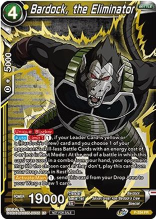 Bardock, the Eliminator (Championship Pack 2021 Vol.2) (Winner Gold Stamped) (P-334) - Promotion Cards