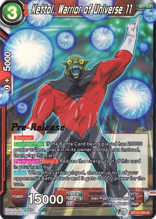 Kettol, Warrior of Universe 11 (BT14-025) - Cross Spirits PreRelease Cards