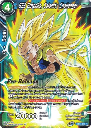 SS3 Gotenks, Calamity Challenger (BT14-046) - Cross Spirits PreRelease Cards