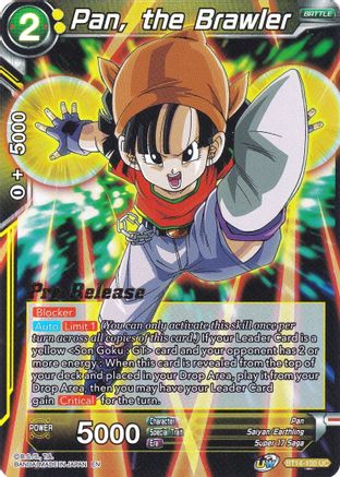 Pan, the Brawler (BT14-100) - Cross Spirits PreRelease Cards