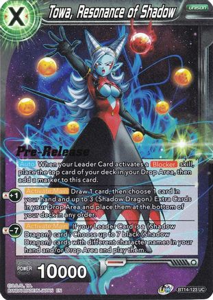 Towa, Resonance of Shadow (BT14-123) - Cross Spirits PreRelease Cards