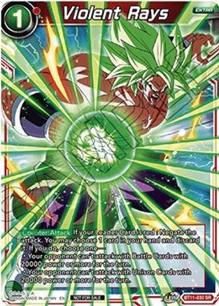 Violent Rays (BT11-030) - Tournament Promotion Cards