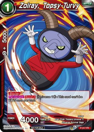 Zoiray, Topsy-Turvy (P-317) - Tournament Promotion Cards