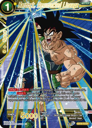 Bardock, Resurrected Lineage (EX19-15) - Special Anniversary Set 2021 Foil